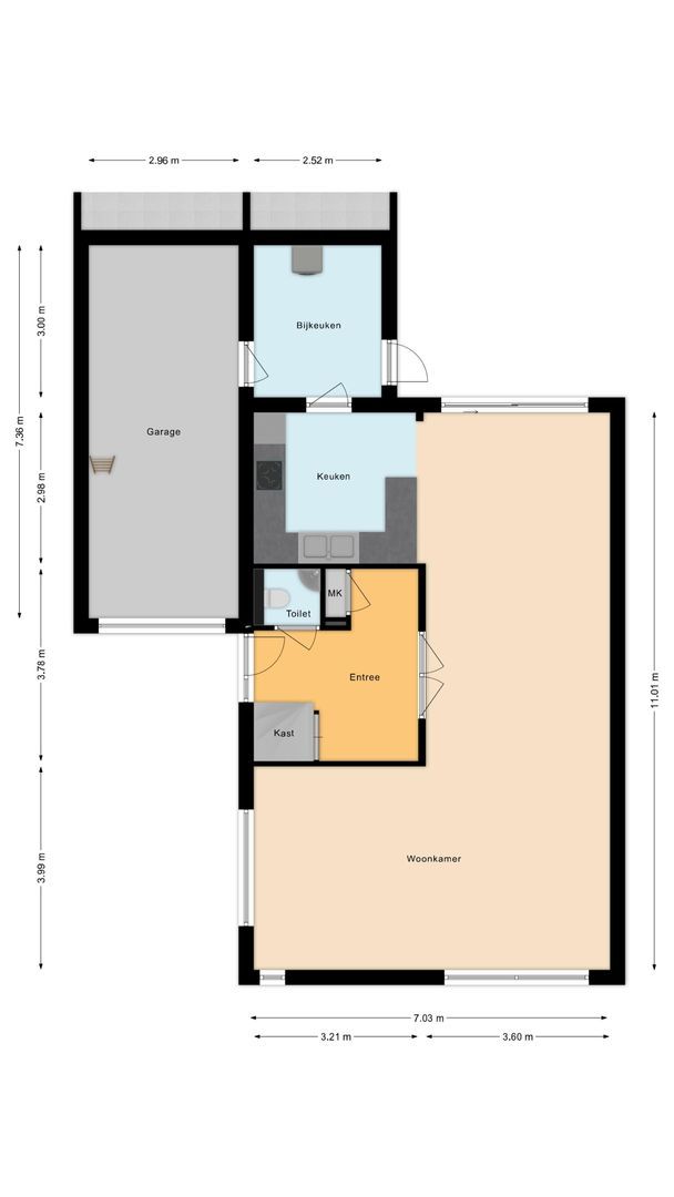 Roucooppark 25, Voorschoten plattegrond-0