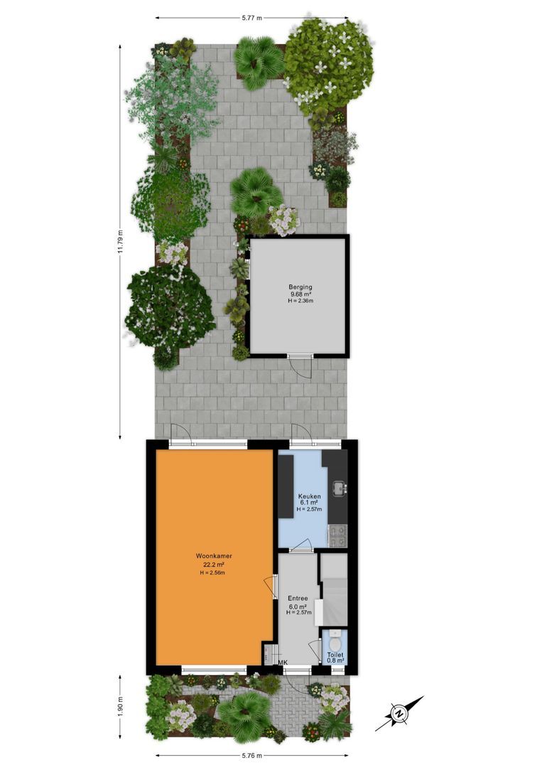 Frans Halsplantsoen 219, Voorschoten plattegrond-7