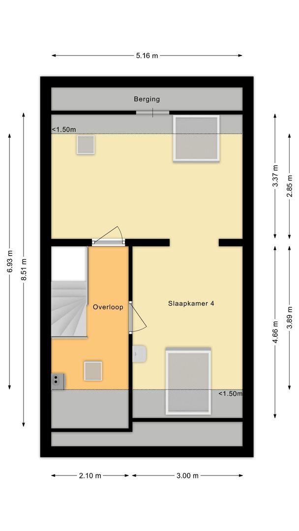Leeuwerikerf 5, Voorschoten plattegrond-3
