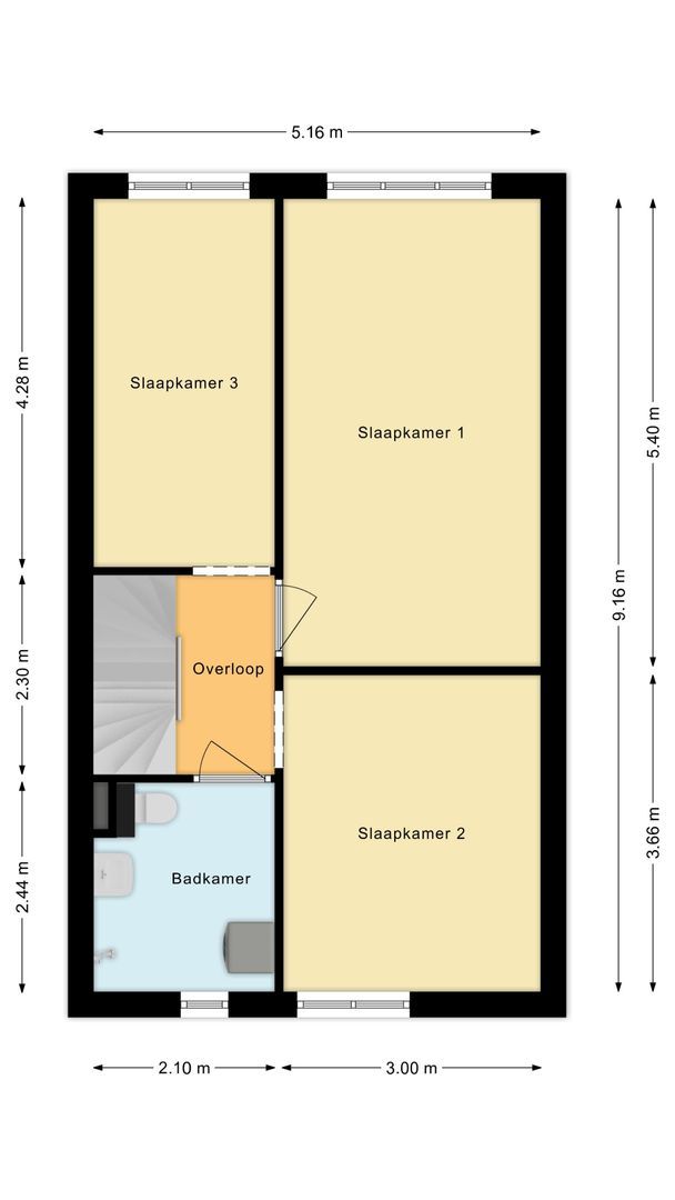 Leeuwerikerf 5, Voorschoten plattegrond-1