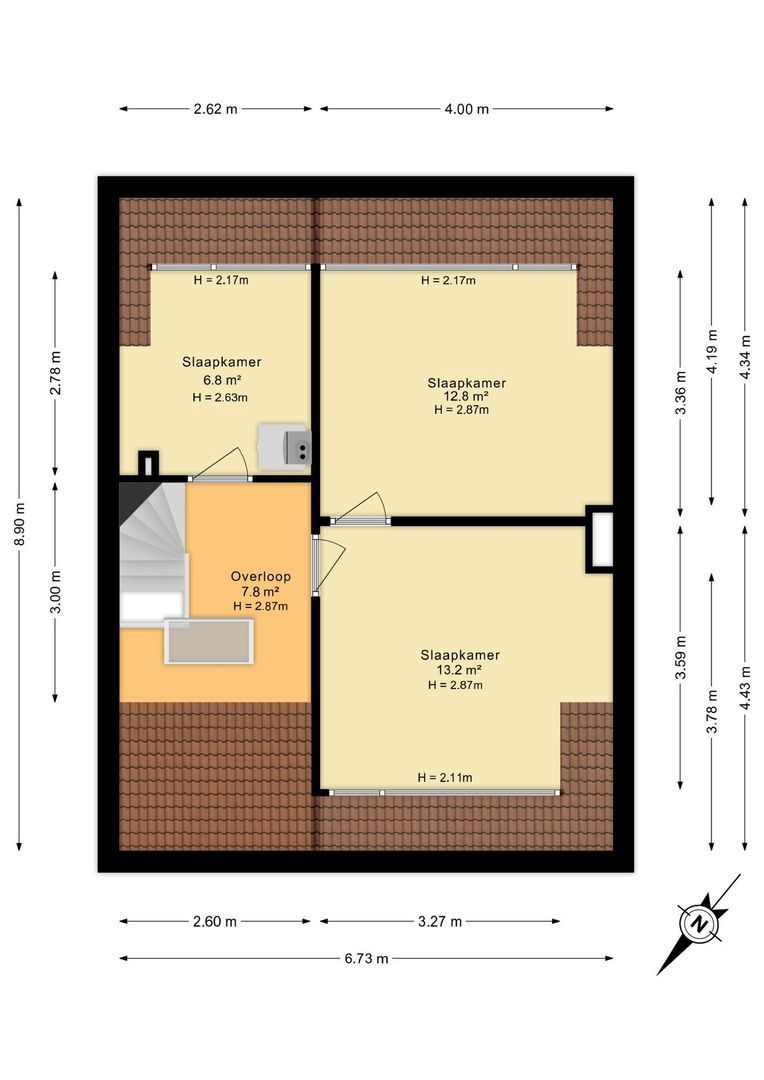 Palestrinalaan 20, Voorschoten plattegrond-1