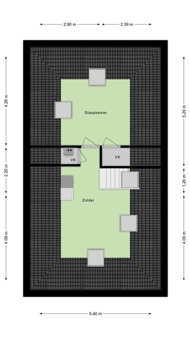 Oude Nieuwveenseweg 62, Nieuwveen plattegrond-39