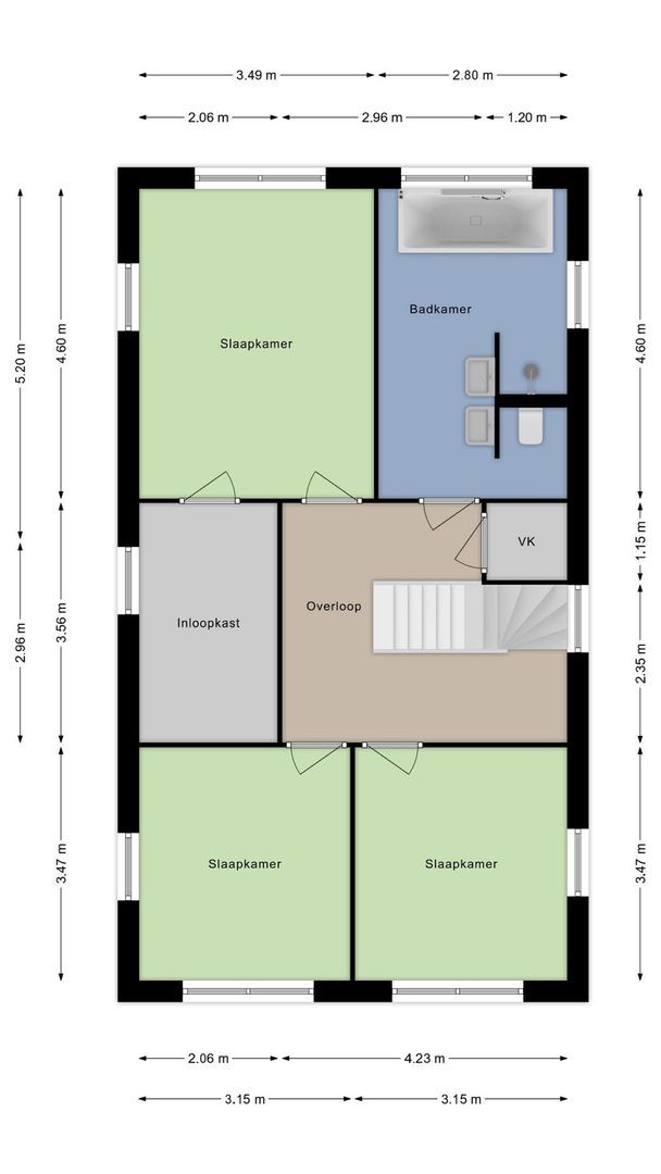 Oude Nieuwveenseweg 62, Nieuwveen plattegrond-39