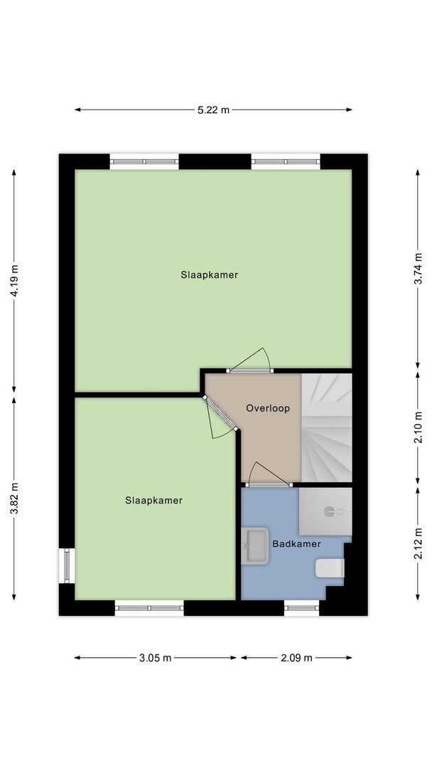Bergmolen 24, Alphen Aan Den Rijn plattegrond-29