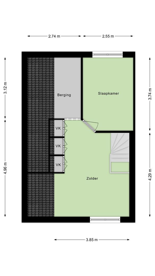 Bergmolen 24, Alphen Aan Den Rijn plattegrond-29