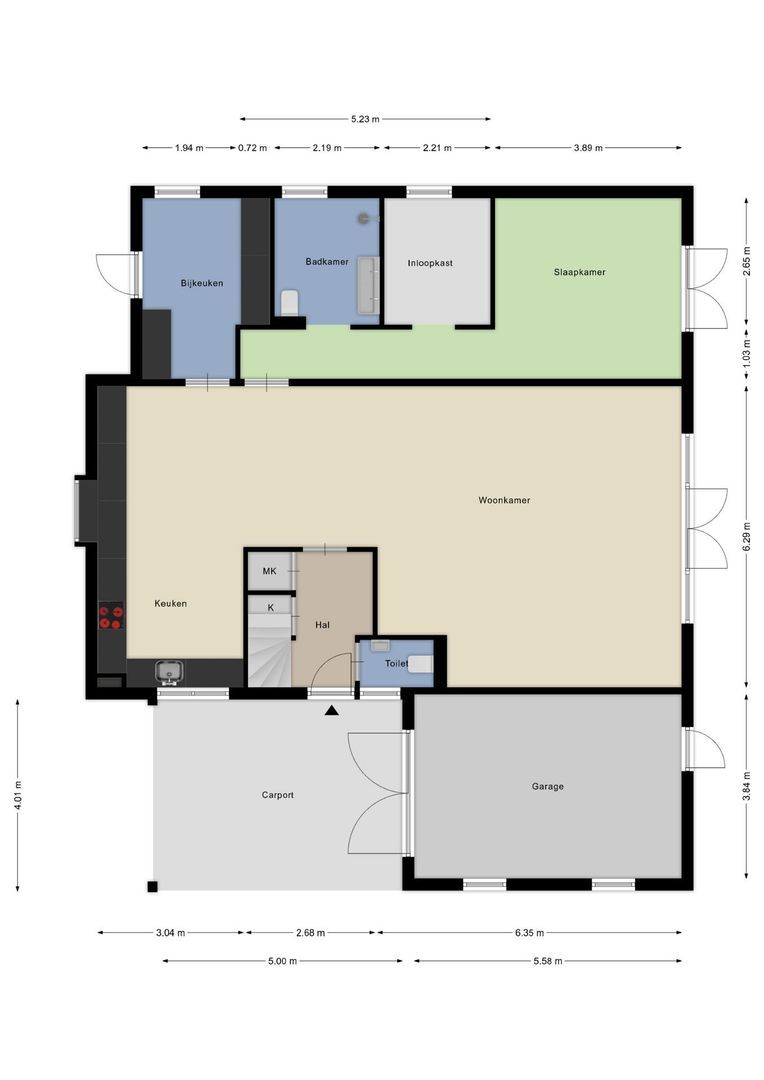 Noordeinde 18 B, Aarlanderveen plattegrond-42
