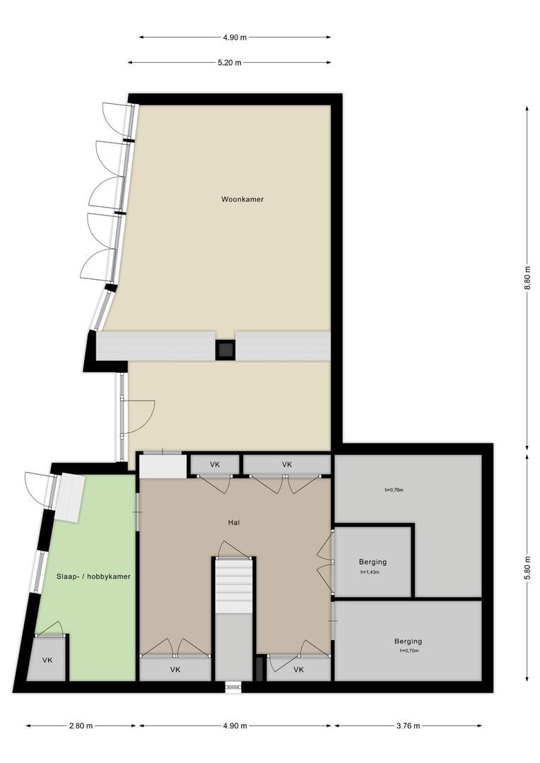 Gouwsluisseweg 5, Alphen Aan Den Rijn plattegrond-59