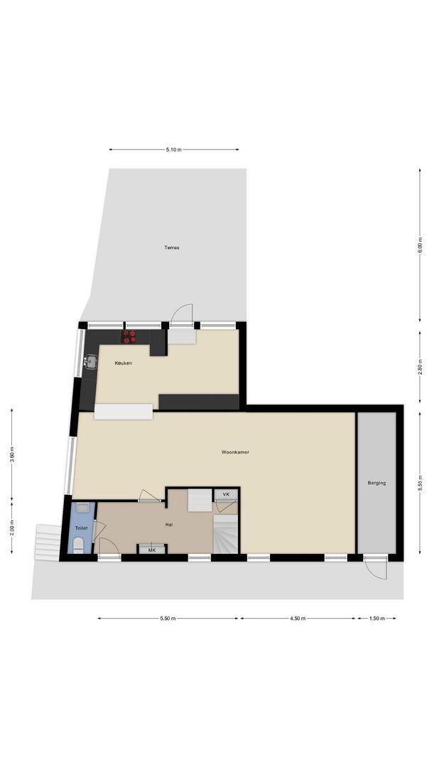 Gouwsluisseweg 5, Alphen Aan Den Rijn plattegrond-59