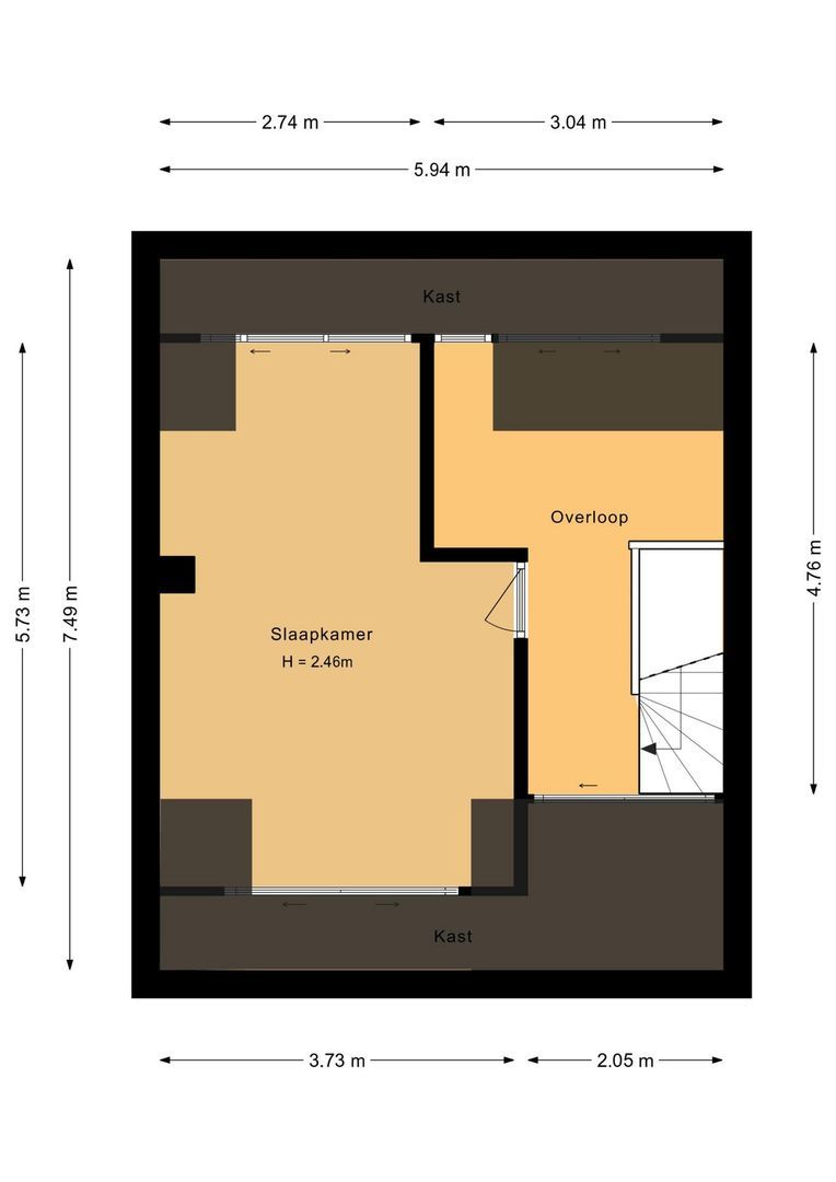 Emmalaan 66, Woubrugge plattegrond-30