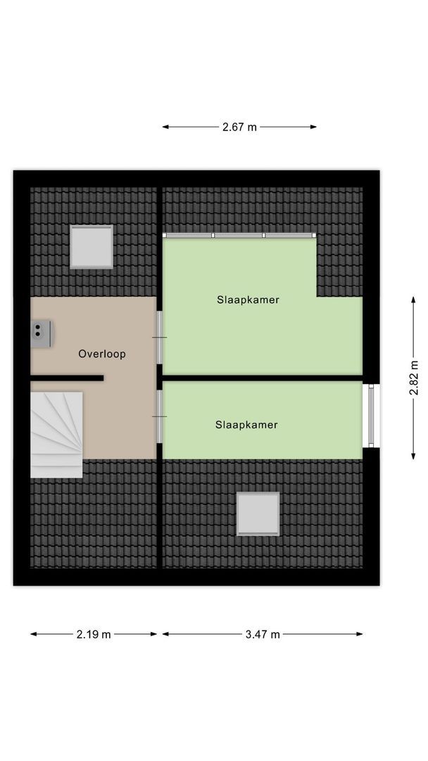Hazelaarstraat 15, Alphen Aan Den Rijn plattegrond-27