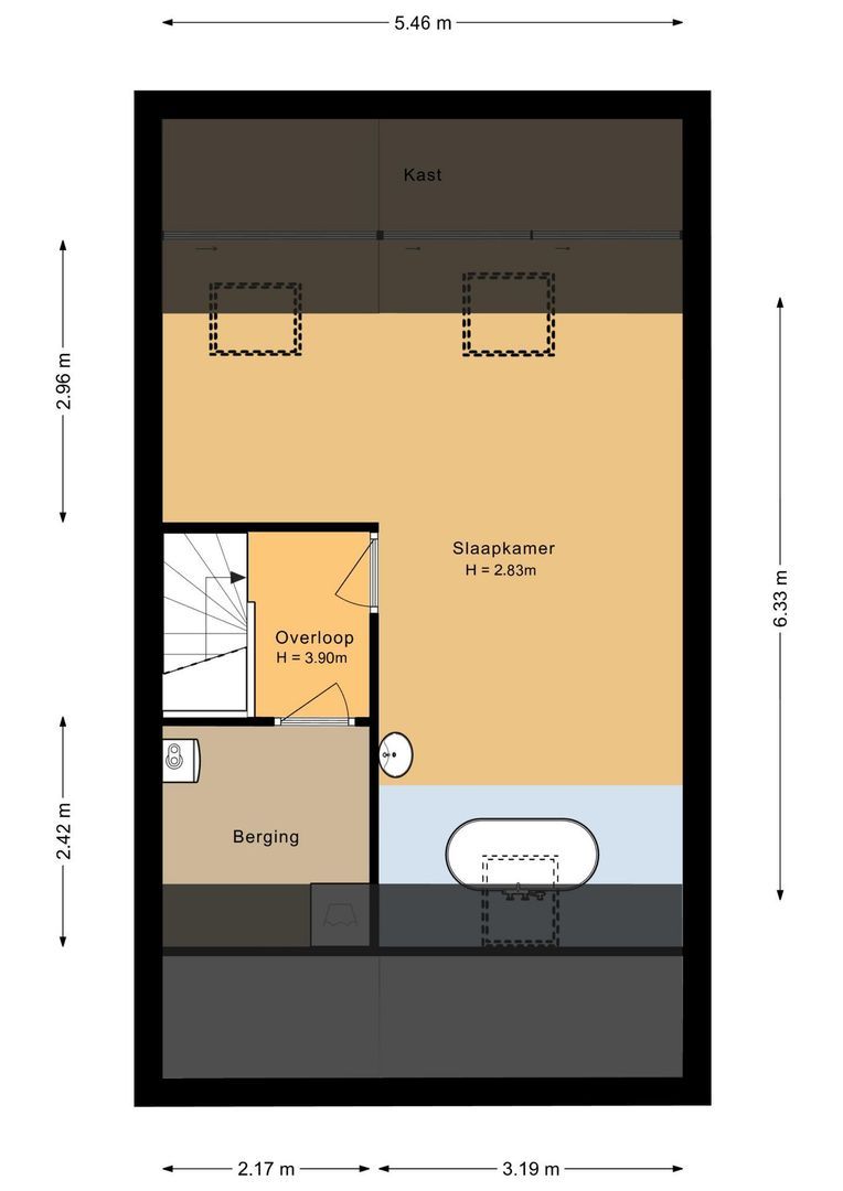 Jeltje de Bosch Kemperstraat 213, Alphen Aan Den Rijn plattegrond-39