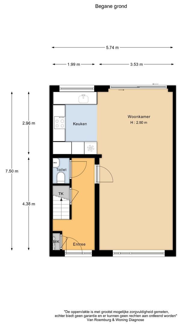 Gerberastraat 15, Noorden plattegrond-20