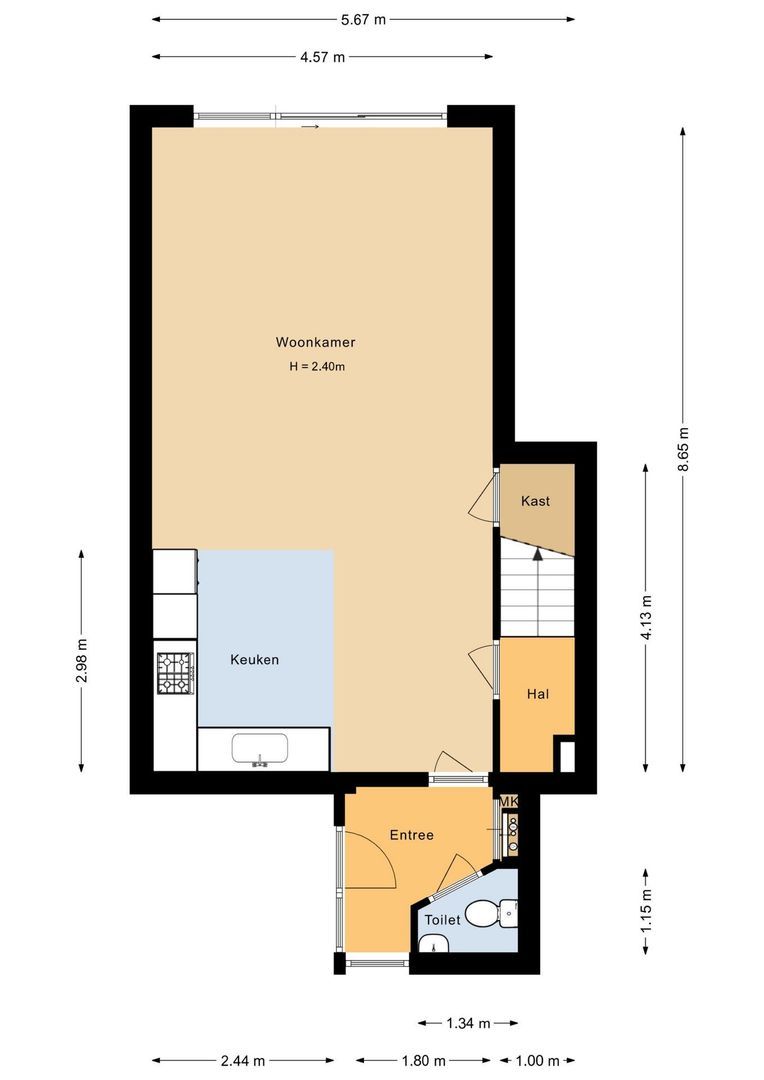 Emmalaan 90 A, Alphen Aan Den Rijn plattegrond-14