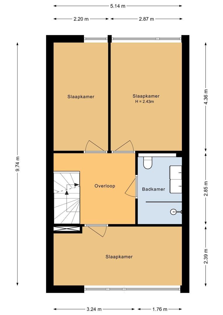 Polderpeil 93, Alphen Aan Den Rijn plattegrond-24