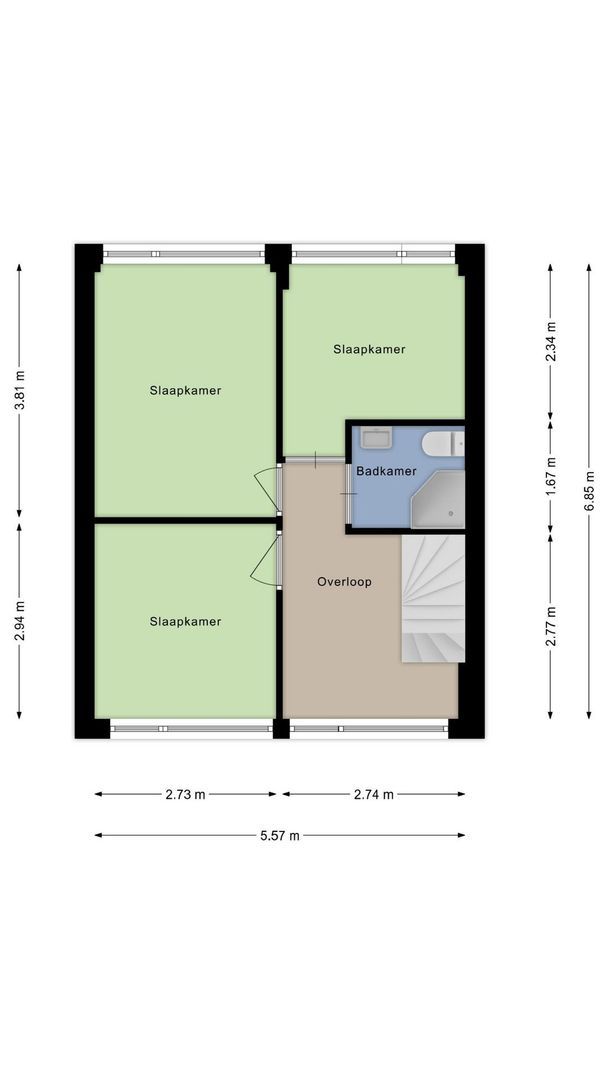 Vlierboomstraat 16, Alphen Aan Den Rijn plattegrond-25