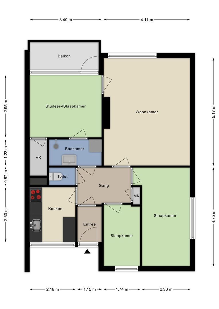 Frederik Hendrikstraat 74, Alphen Aan Den Rijn plattegrond-17