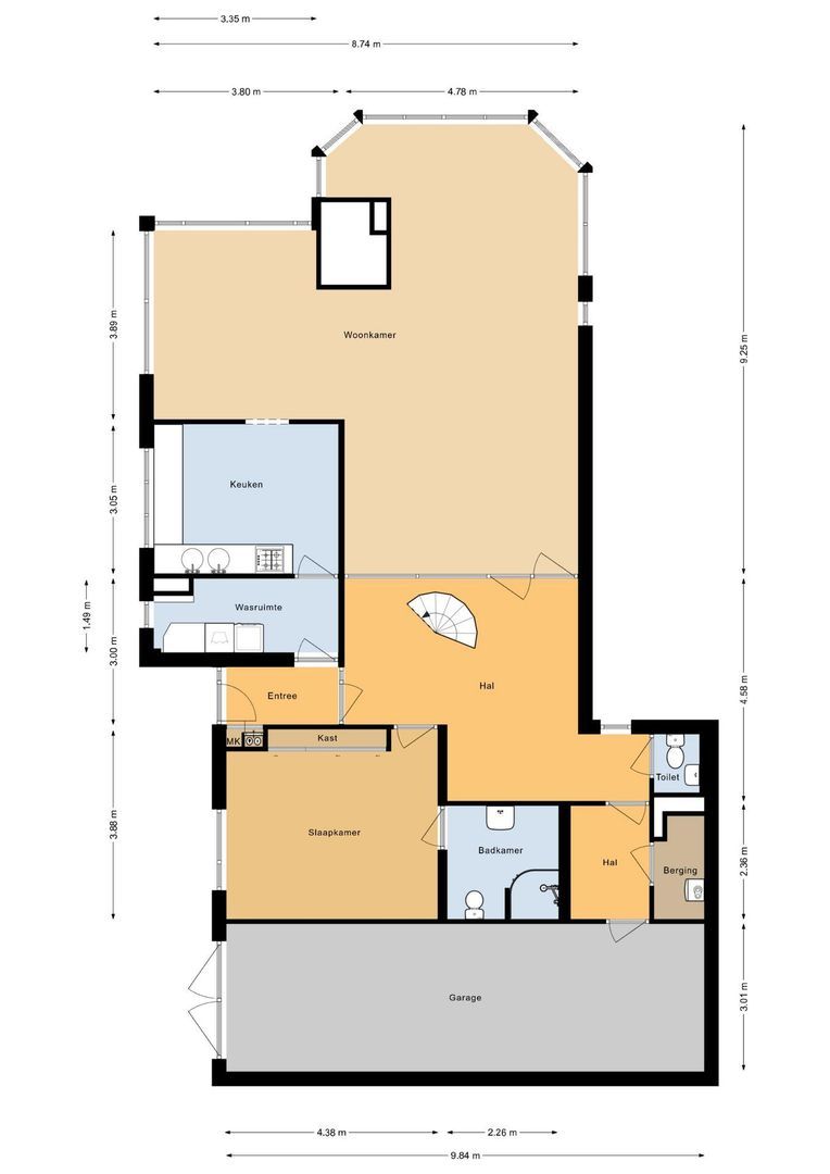 van Hemessenkade 15, Woubrugge plattegrond-44