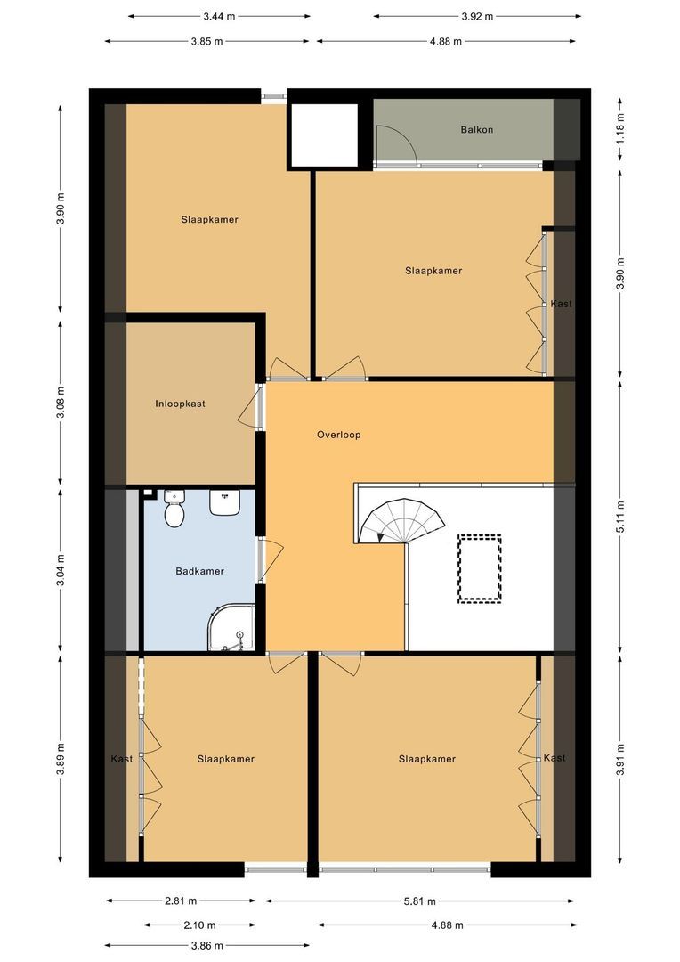van Hemessenkade 15, Woubrugge plattegrond-44