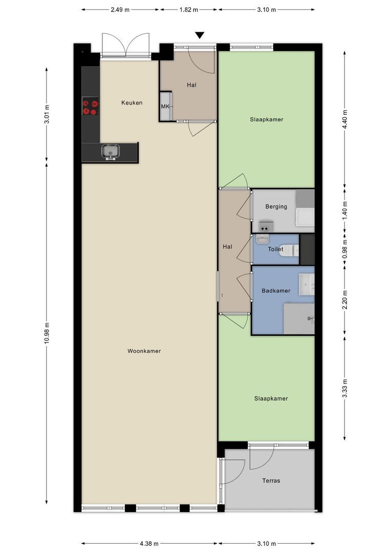Essenlaan 4 B, Ter Aar plattegrond-18