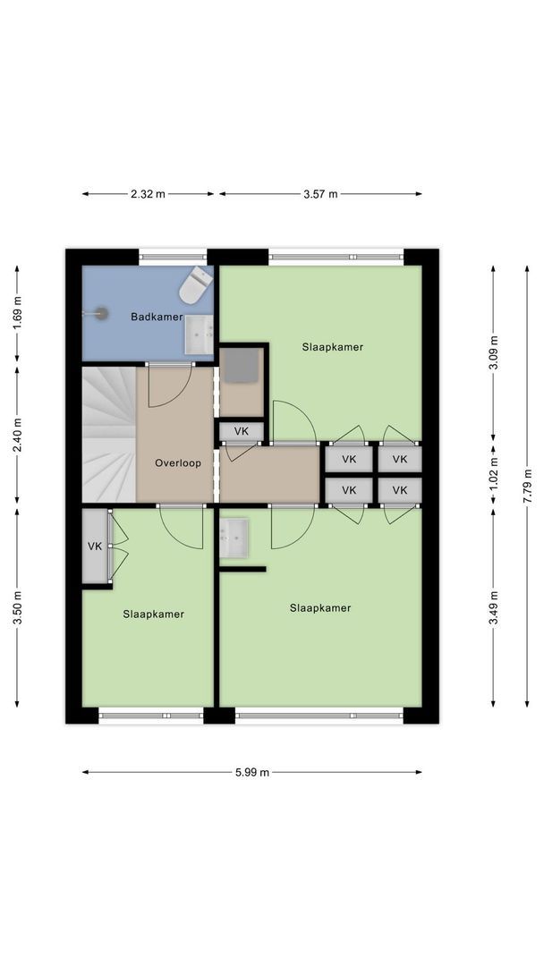 Vierambachtsstraat 34, Ter Aar plattegrond-27
