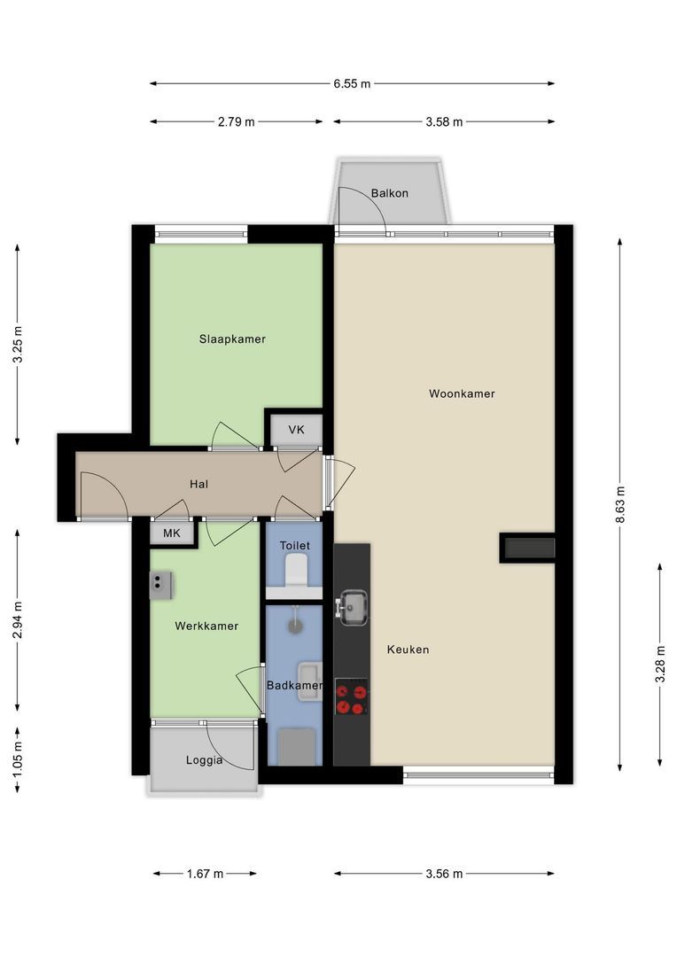Louise de Colignystraat 16, Alphen Aan Den Rijn plattegrond-14
