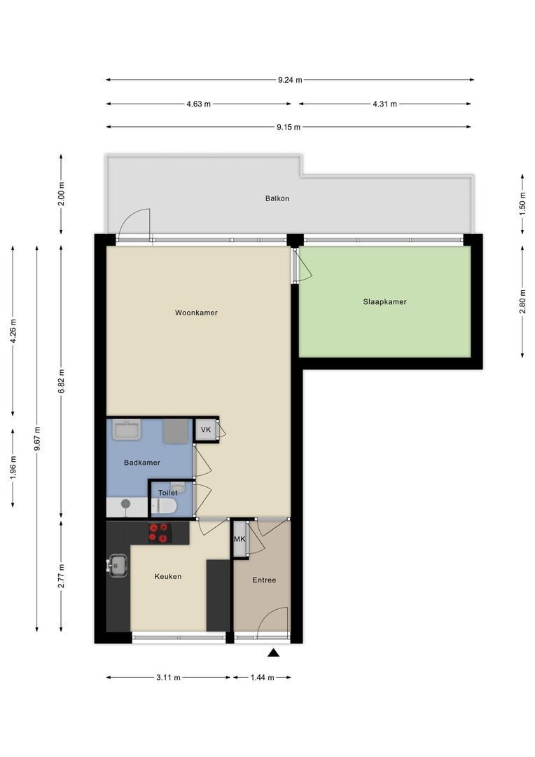 Vliestroom 163, Alphen Aan Den Rijn plattegrond-18