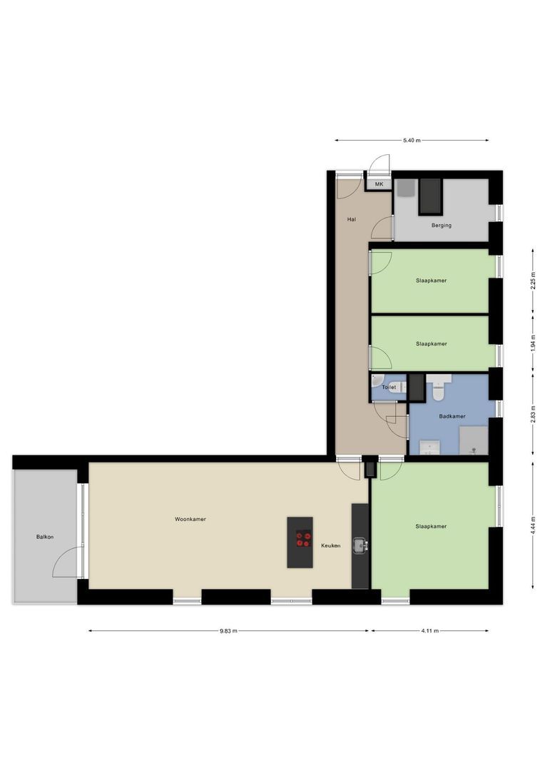 Rijnhavenkade 80, Alphen Aan Den Rijn plattegrond-29