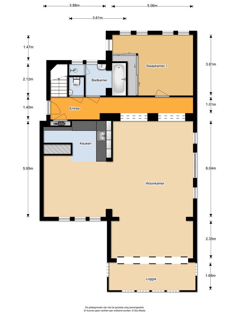 W.M. Offringalaan 28, Alphen Aan Den Rijn plattegrond-36
