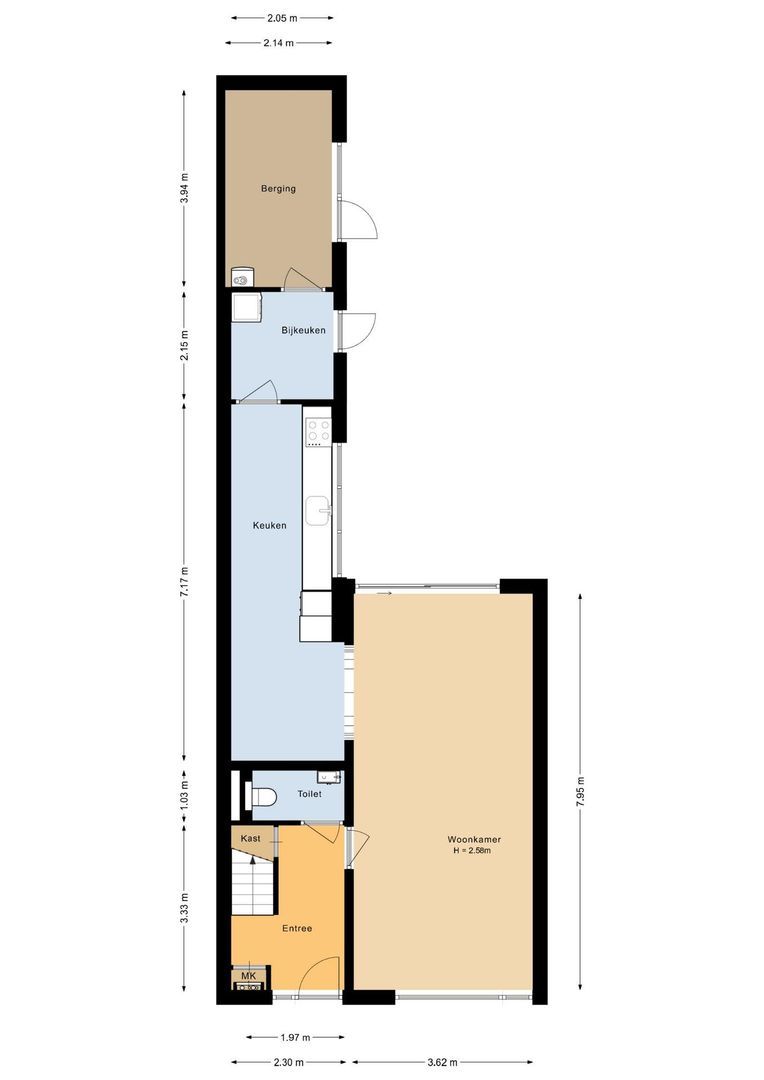 Weerenstraat 3, Ter Aar plattegrond-28