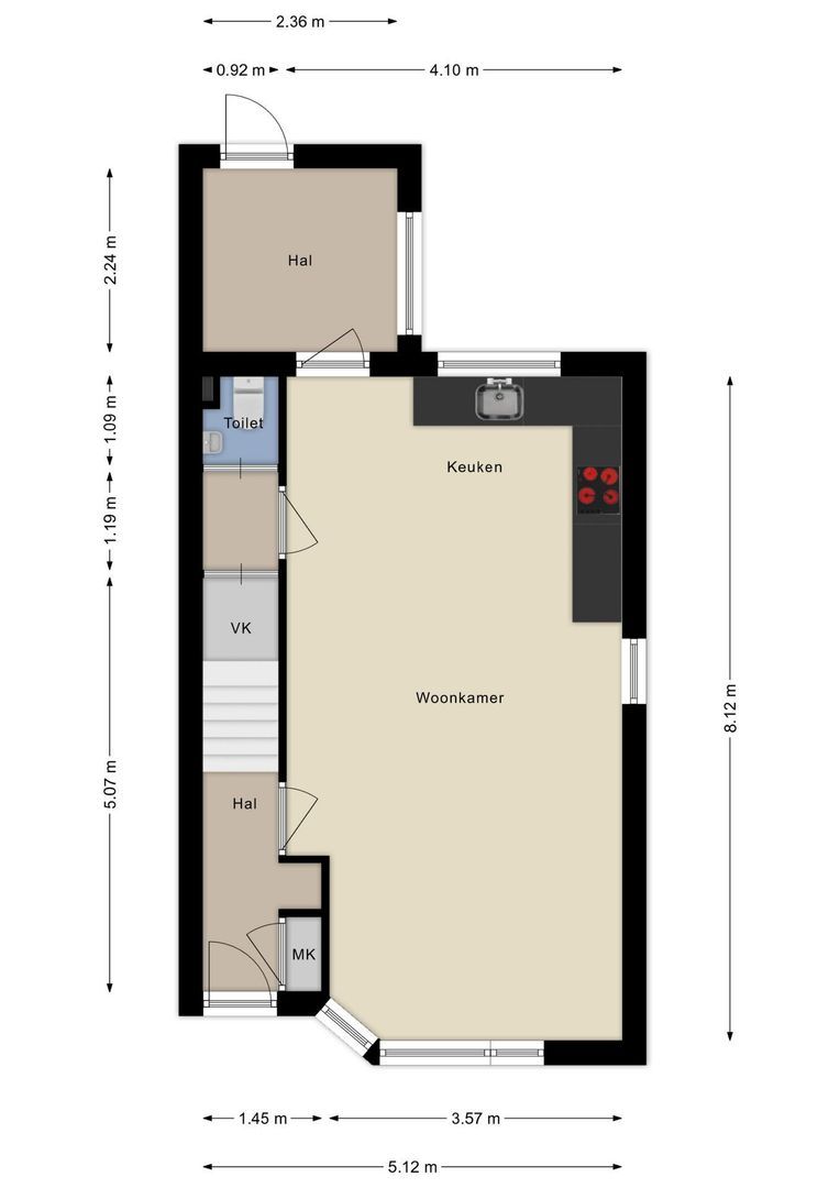 Suyderbon 35, Rijnsaterwoude plattegrond-27