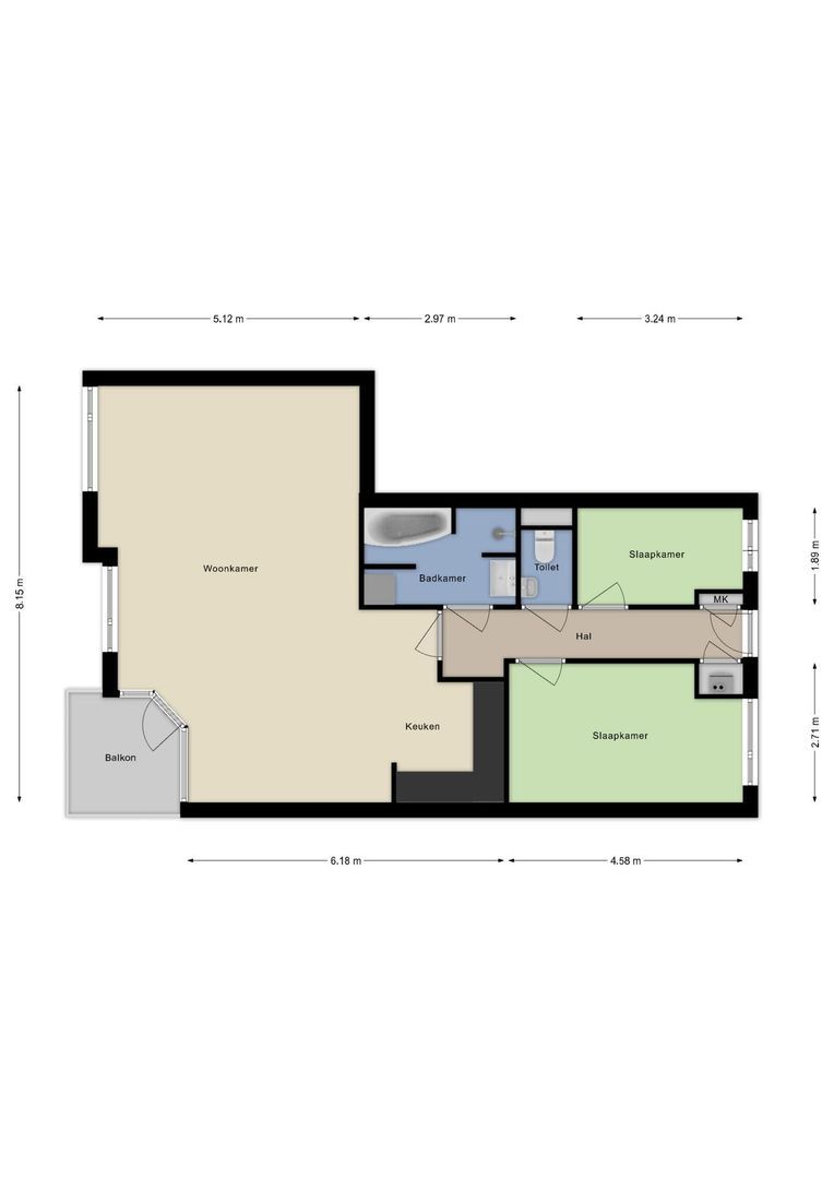 Van Boetzelaerstraat 25 A, Alphen Aan Den Rijn plattegrond-15