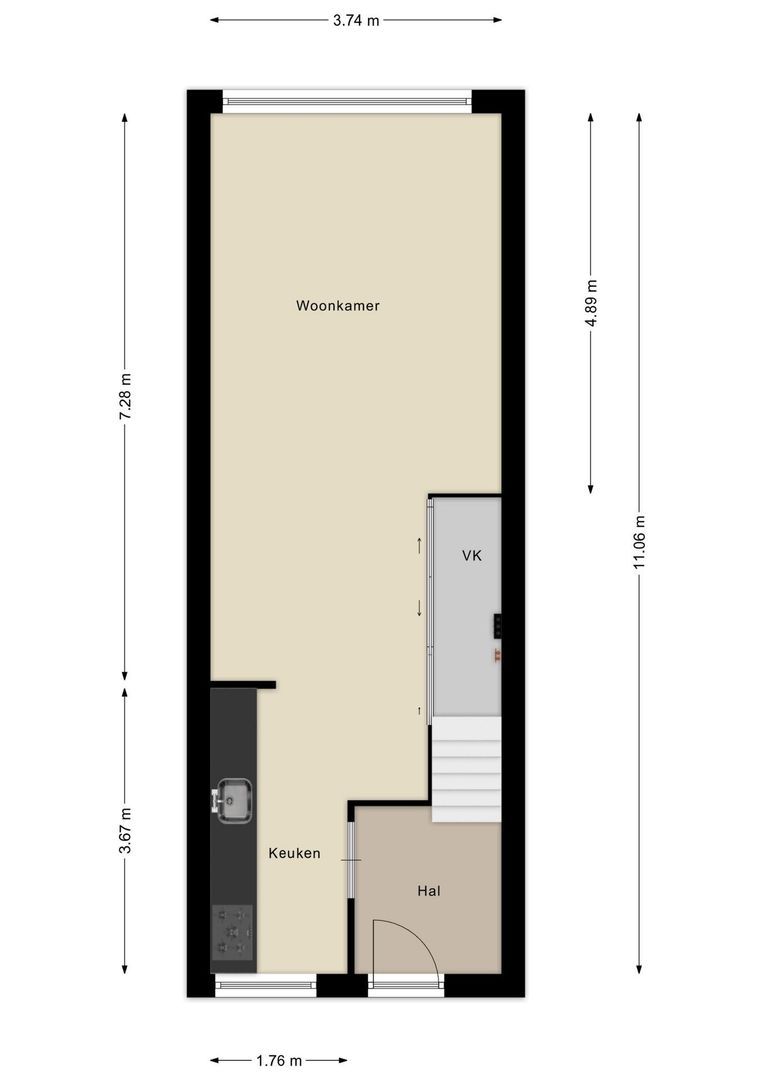 Eksterstraat 12, Alphen Aan Den Rijn plattegrond-14