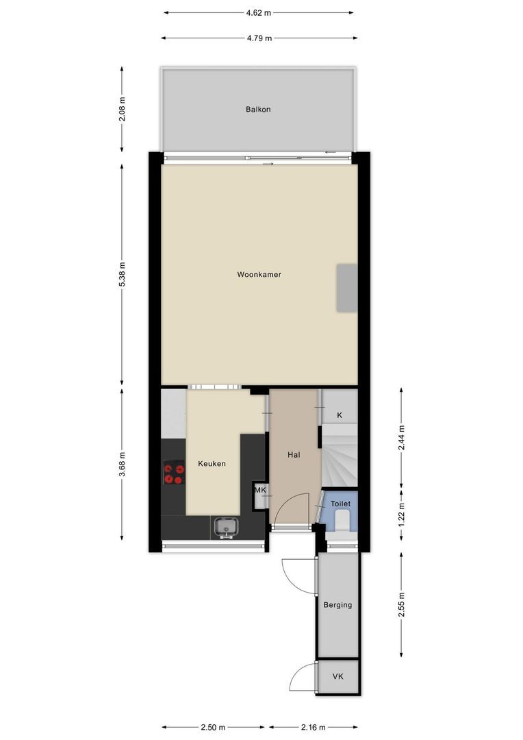 Weerenstraat 12, Ter Aar plattegrond-23