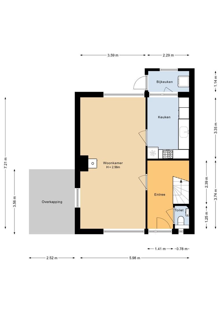 Vierambachtsstraat 1, Ter Aar plattegrond-16