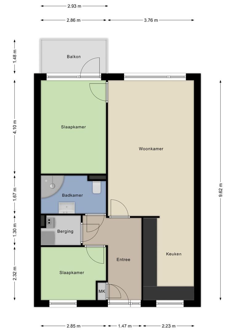 P. van Schravendijkstraat 52, Ter Aar plattegrond-17