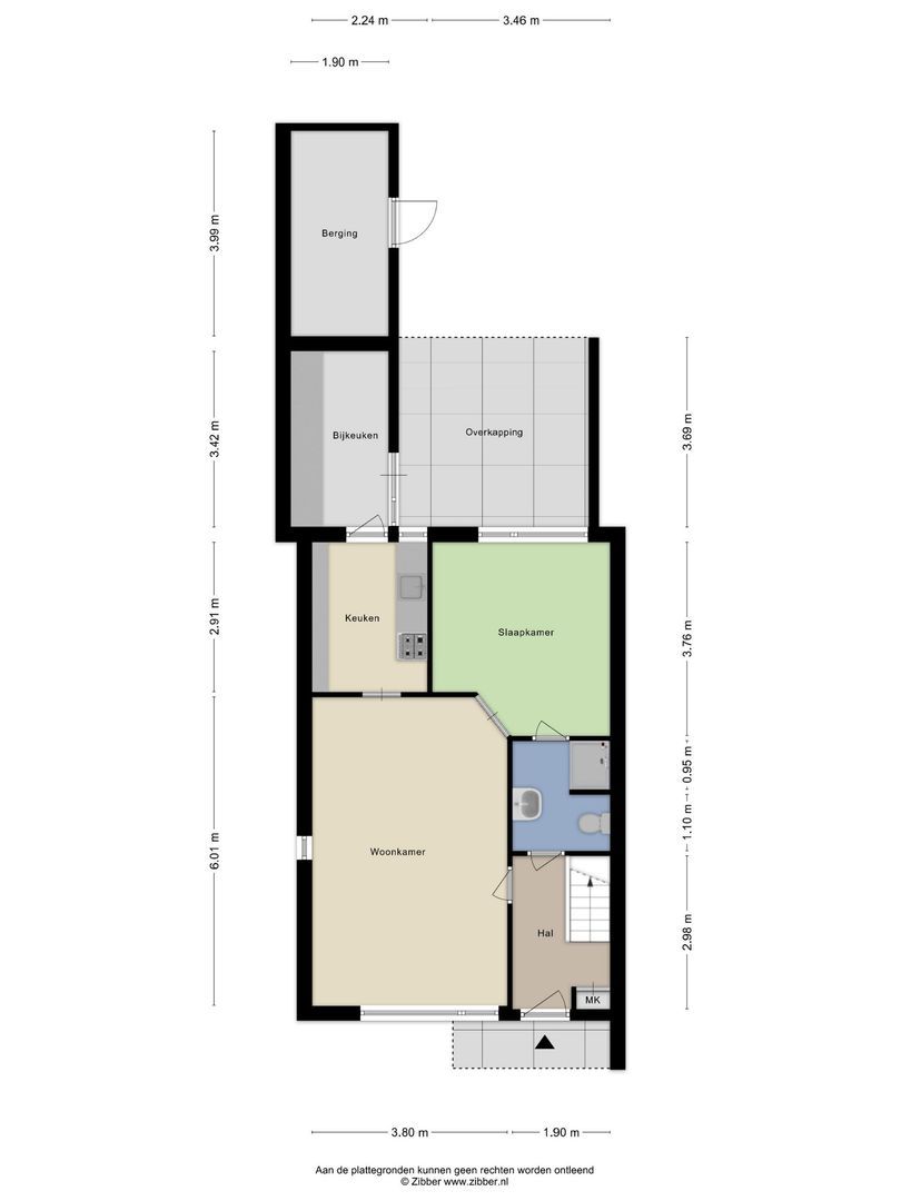 Ronde Bonk 12, Nieuwkoop plattegrond-15