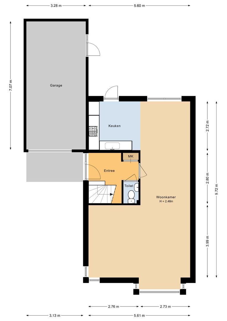 Schoener 4, Alphen Aan Den Rijn plattegrond-47