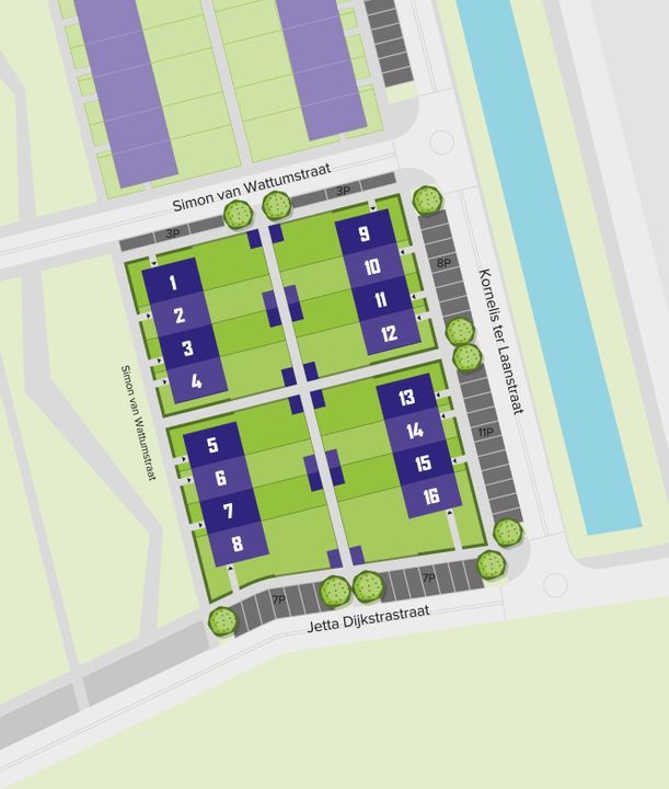 16 Woningen, Schrijversbuurt, Delfzijl foto-4