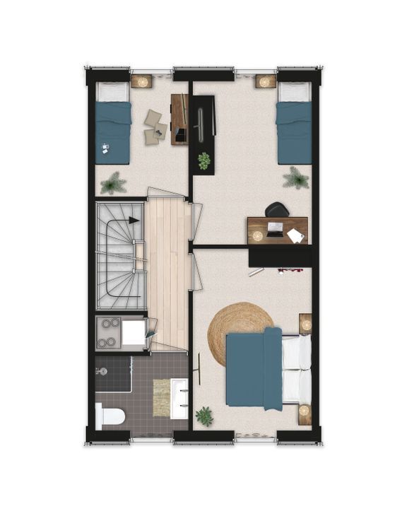 16 Woningen, Schrijversbuurt, Delfzijl foto-8