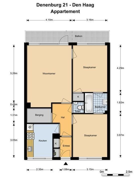 Denenburg 33, Den Haag floorplan-0