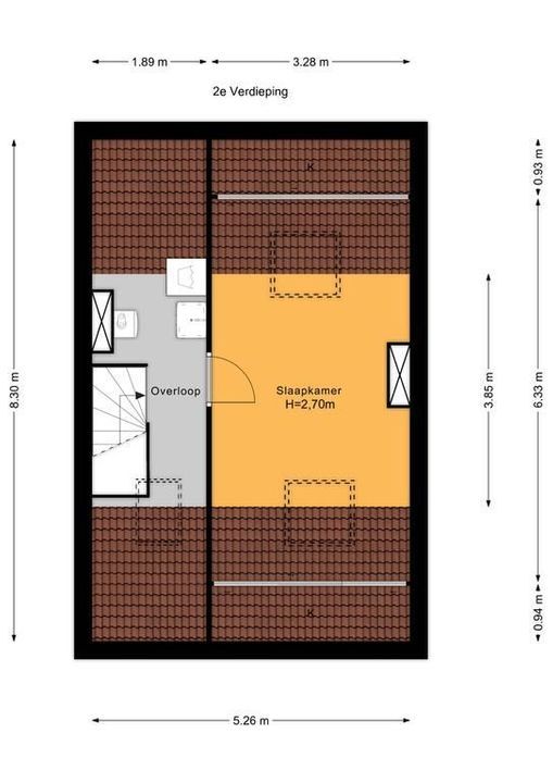 Oostvlietstraat 8, Voorburg floorplan-2