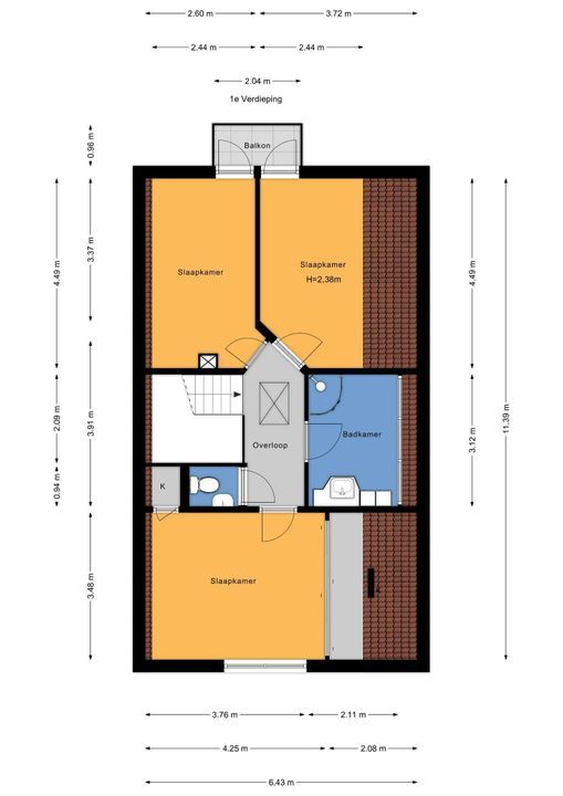 Schout 16, Naaldwijk floorplan-1