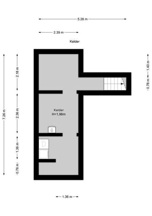 Westenburgstraat 14, Voorburg floorplan-1