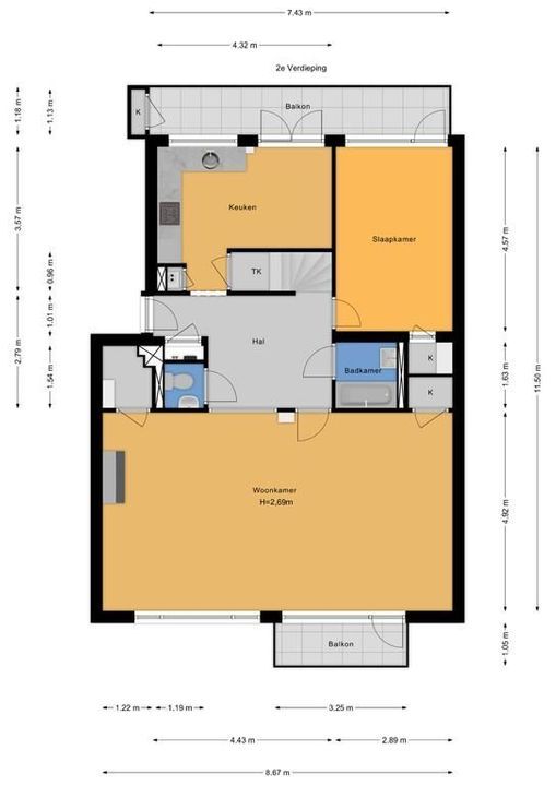 Theresiastraat 104, Den Haag floorplan-0