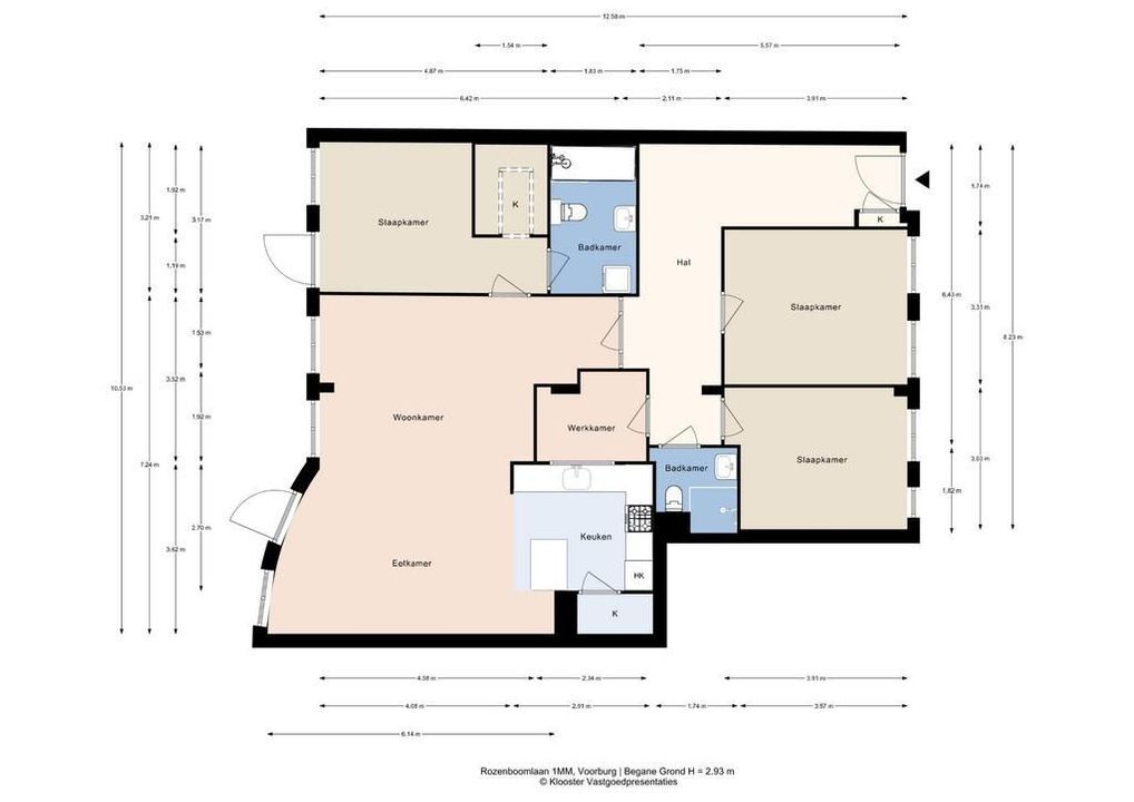 Rozenboomlaan 1 MM, Voorburg floorplan-0