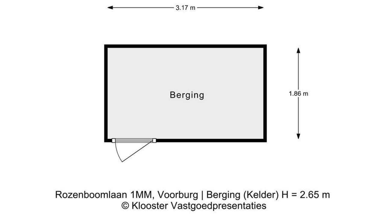 Rozenboomlaan 1 MM, Voorburg floorplan-1