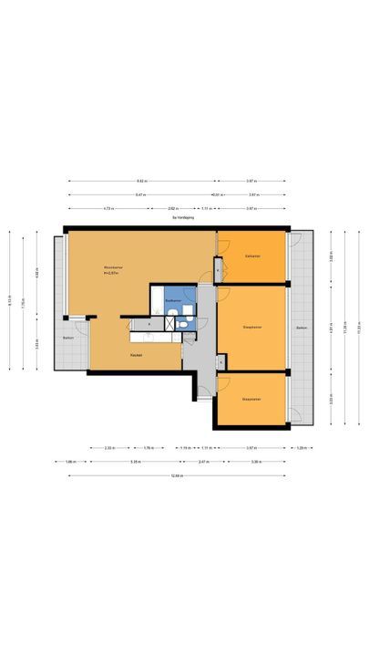Klaverweide 198, Voorburg floorplan-0