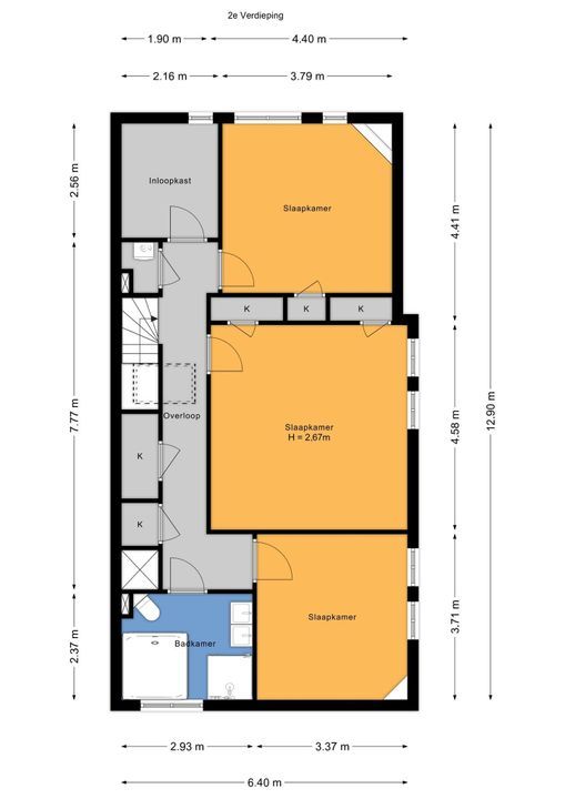 Van der Haerstraat 1, Den Haag floorplan-2
