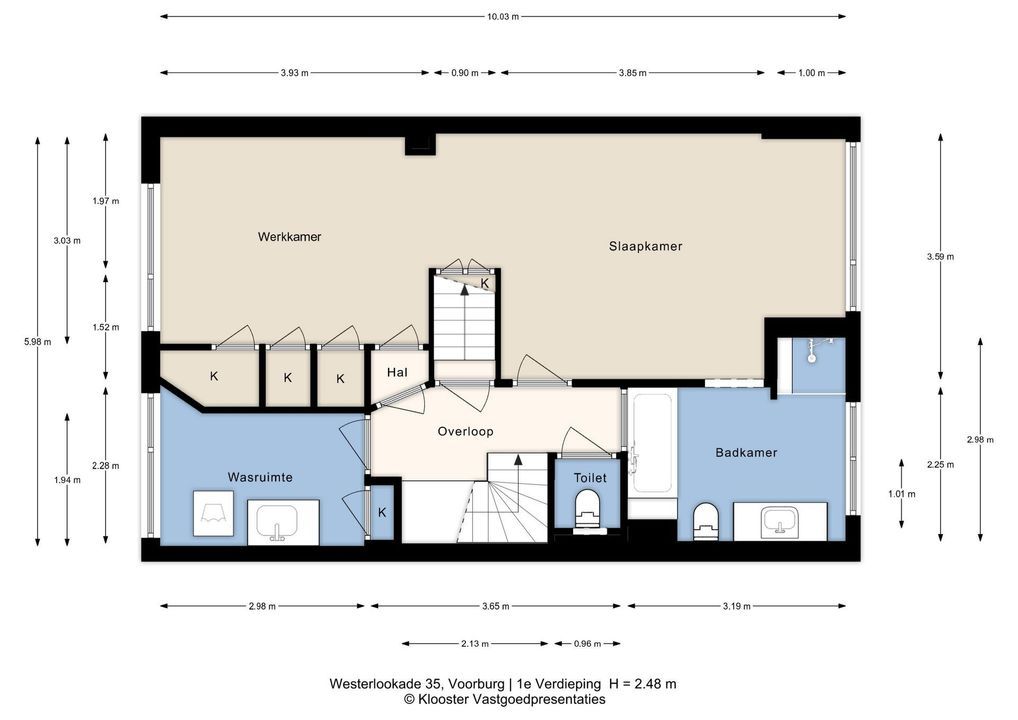 Westerlookade 35, Voorburg floorplan-1