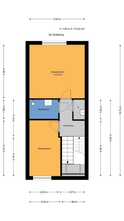 Hongarenburg 91, Den Haag floorplan-3